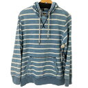 【中古】トミーヒルフィガー TOMMY HILFIGER Vintage Fit ボーダーパーカー メンズ import:XL