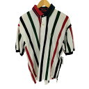 【中古】トミーヒルフィガー TOMMY HILFIGER エンブレム刺繍ロゴ ポロシャツ メンズ L