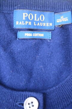 POLO RALPH LAUREN ポロラルフローレン カーディガン レディース - 青系 M ポニー刺繍カーディガン【中古】【ブランド古着バズストアBAZZSTORE】【220721】