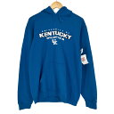 【中古】ユーズドフルギ USED古着 {{PRO EDGE}} UNIVERSITY OF KENTUCKY WILDCATS プルオーバーパーカー メンズ J...