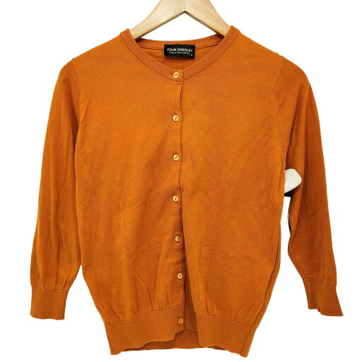 【中古】ジョンスメドレー JOHN SMEDLEY コットンニットカーディガン レディース import:S 【中古】ジョンスメドレー JOHN SMEDLEY コットンニットカーディガン レディース import:S