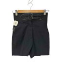 【中古】ユーズドフルギ USED古着 {{ALAIA Paris}} Belted high-rise shorts レディース 36