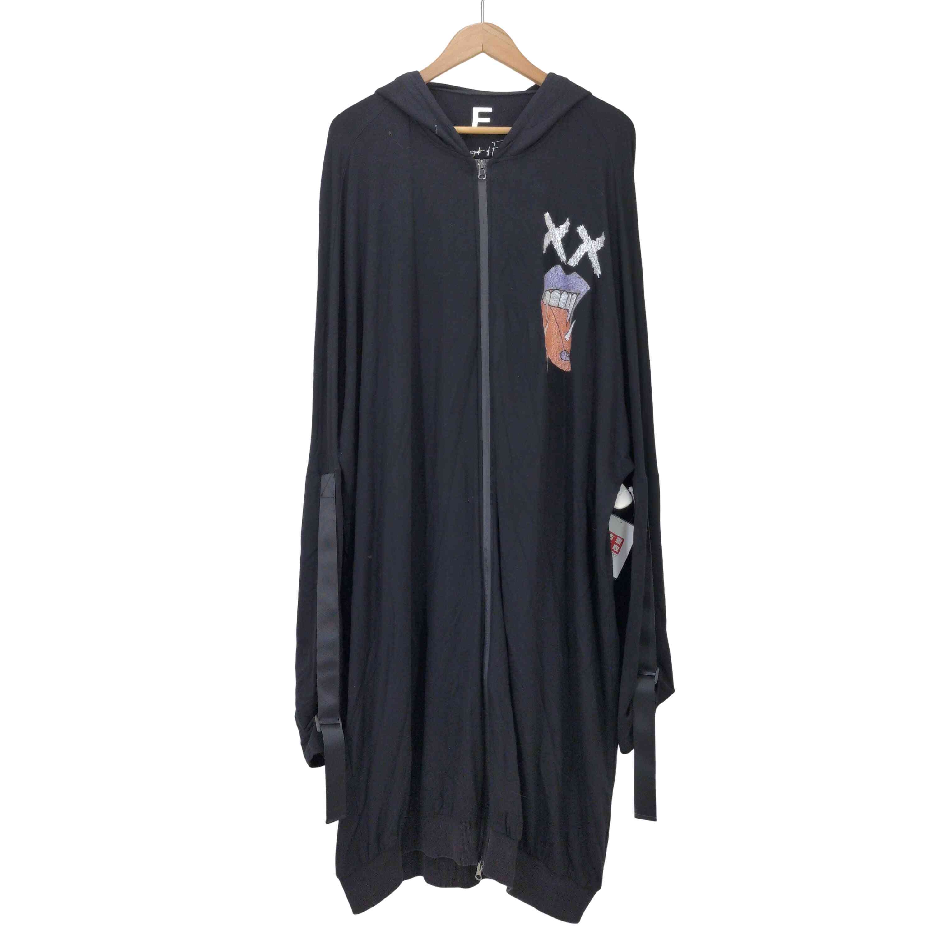 【中古】ロフトスキー rovtski AFYF フルジップ テープデザイン ロングパーカー メンズ FREE