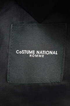 コスチュームナショナルオム CoSTUME NATIONAL HOMME トレンチコート メンズ - ホワイト × ブラック 46 ストライプ柄ハーフトレンチコート【中古】【ブランド古着バズストア】【250218】