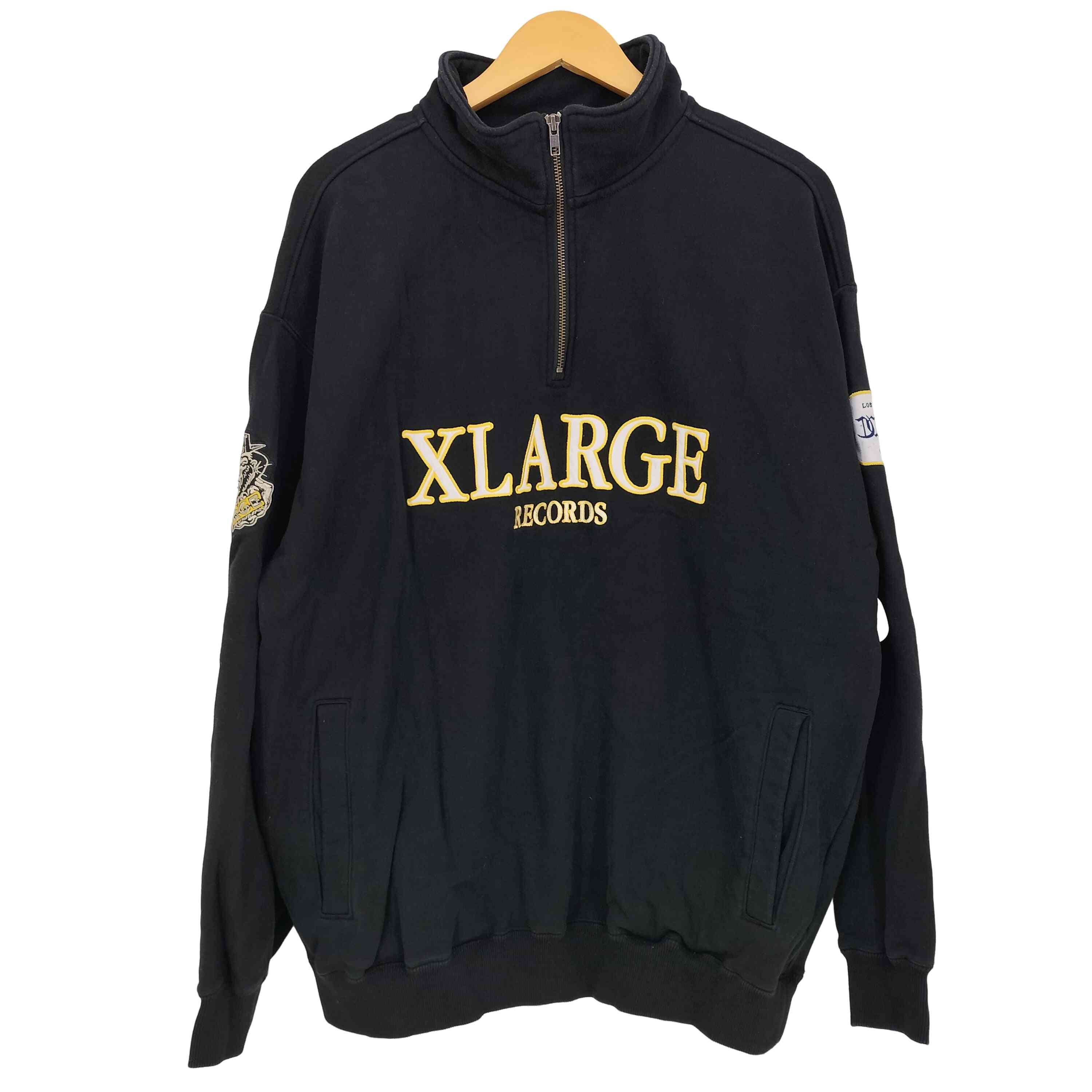 楽天市場】xlarge ハーフジップ(柄無地)(メンズファッション 楽天市場】xlarge ハーフジップ(柄無地)(メンズファッション