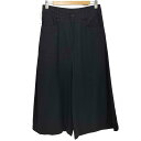 【中古】ズッカ ZUCCa ストレッチフラノ ウールワイドパンツ レディース M