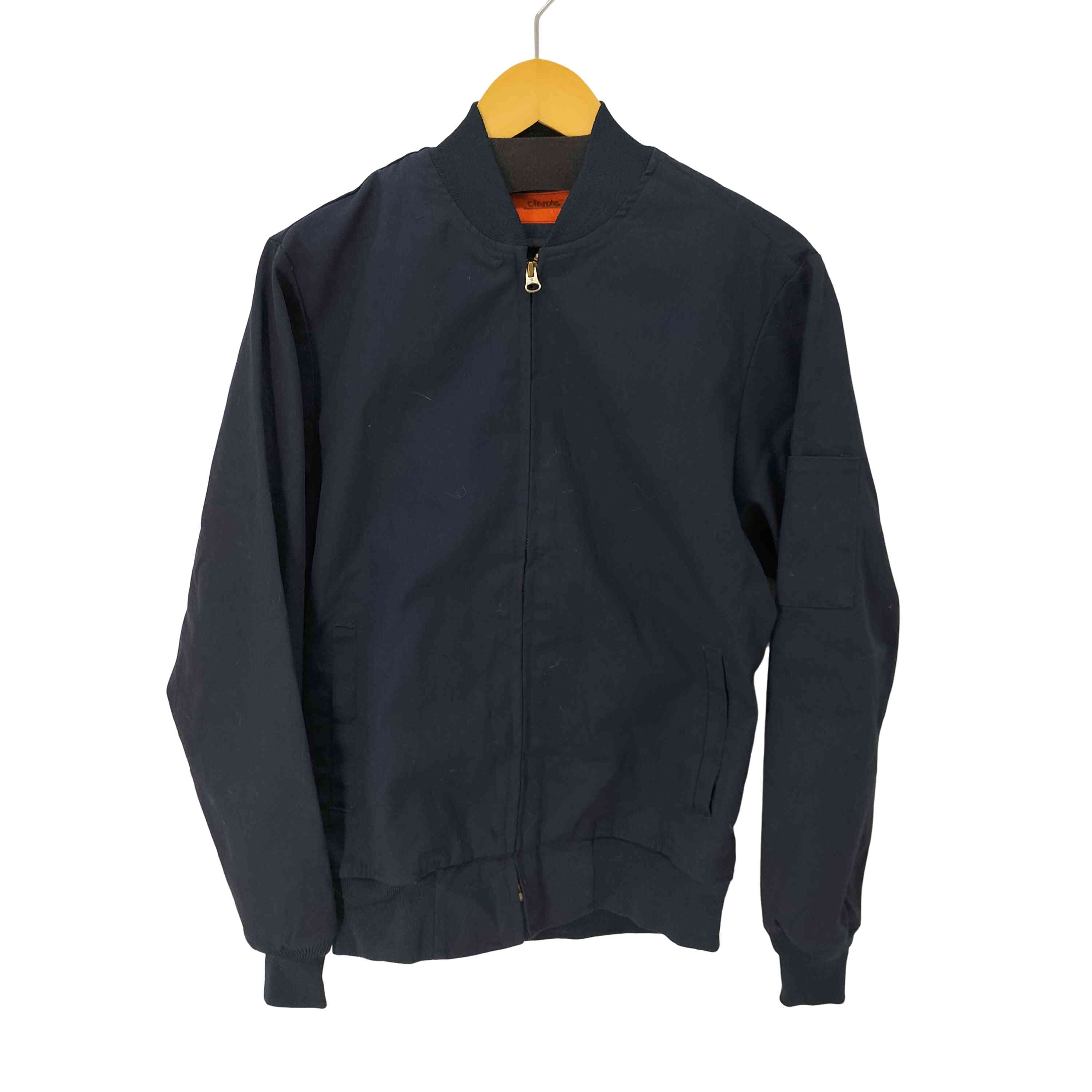 【中古】シンタス CINTAS ジップアップ ワークブルゾン メンズ S-R
