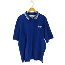 【中古】トミーヒルフィガー TOMMY HILFIGER メッシュ S/Sストライプポロシャツ メンズ import:XL(4)