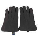 【中古】ポロラルフローレン POLO RALPH LAUREN ポニーエンボス レザー切替 手袋 メンズ 表記無