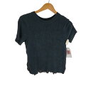 【中古】レキサミ REKISAMI 切替半袖ニット レディース JPN:1