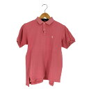 【中古】ポロスポーツラルフローレン POLO SPORT RALPH LAUREN ポニー刺繍 鹿の子 ポロシャツ レディース import:L