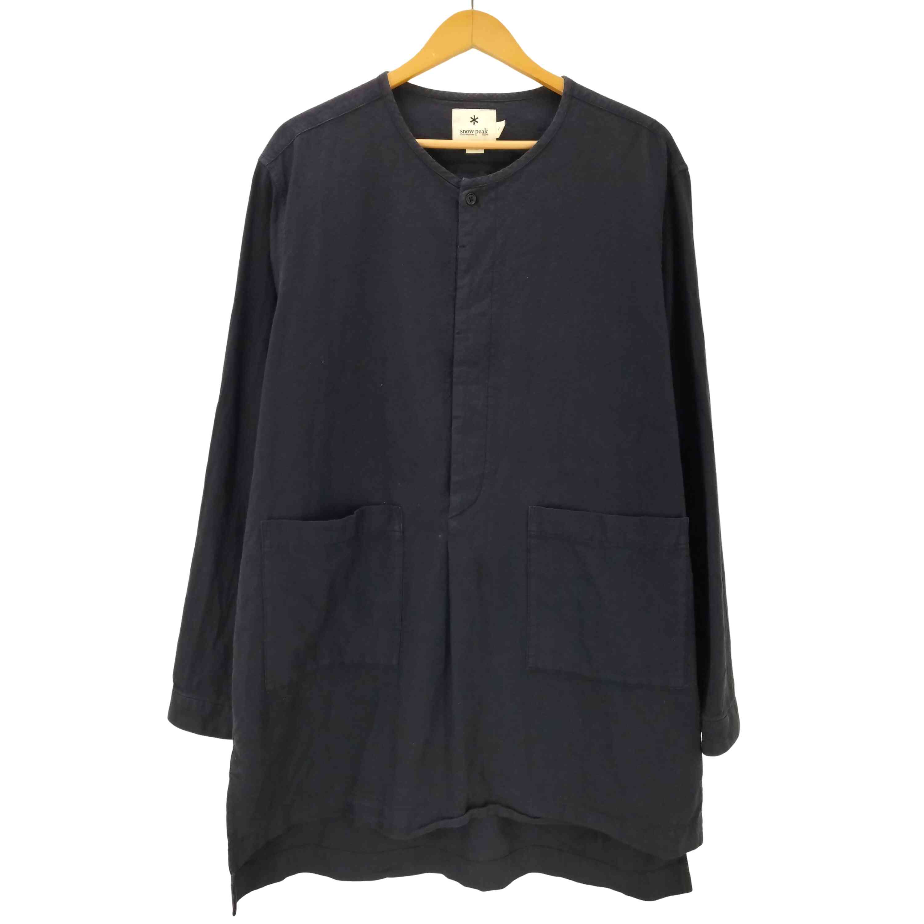 【中古】スノーピーク Snow Peak 18AW シアサッカー プルオーバー シャツ メンズ JPN:L