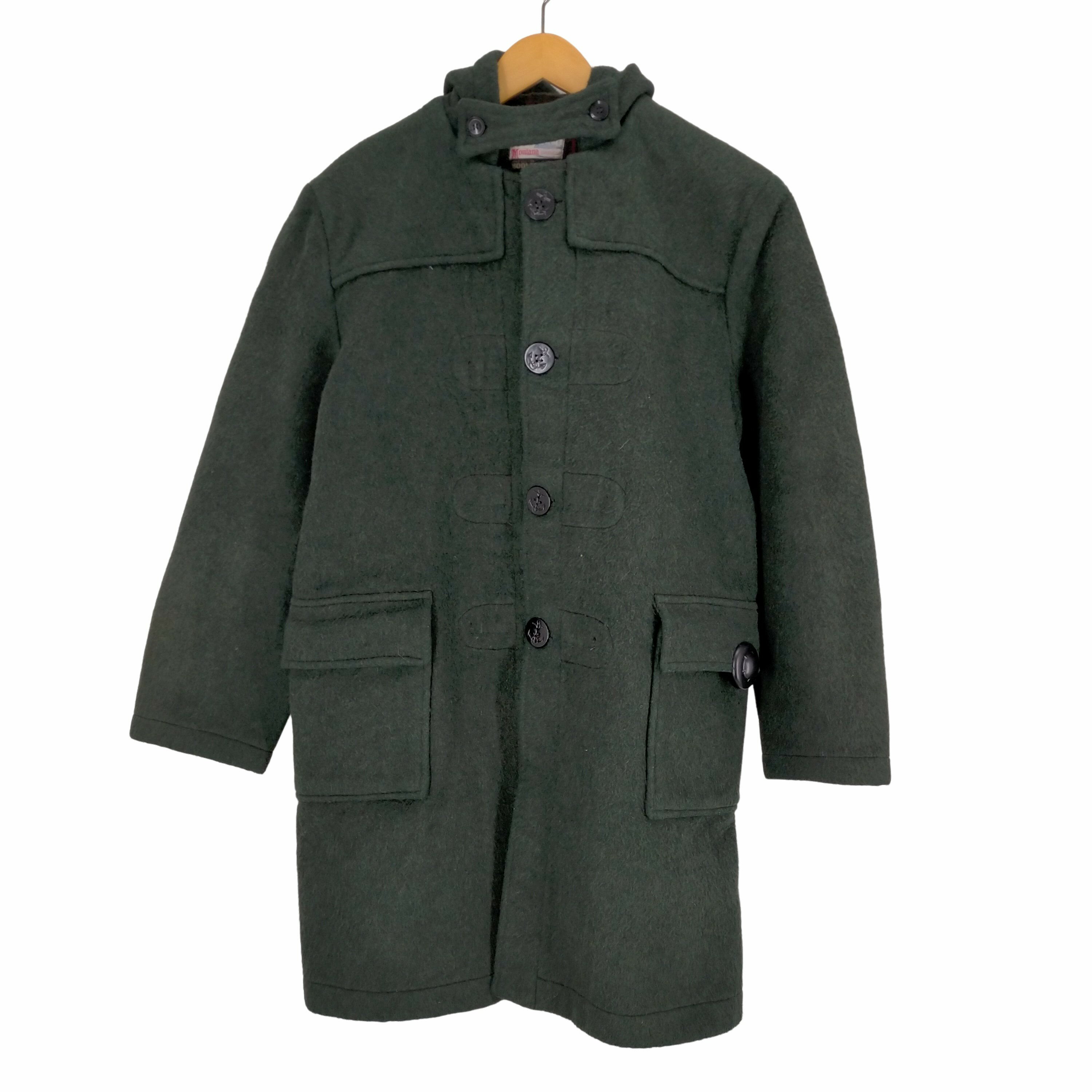 ユーズドフルギ USED古着 MONTANA GARMENT MADE IN ENGLAND 碇ボタン ダッフルコート メンズ 40