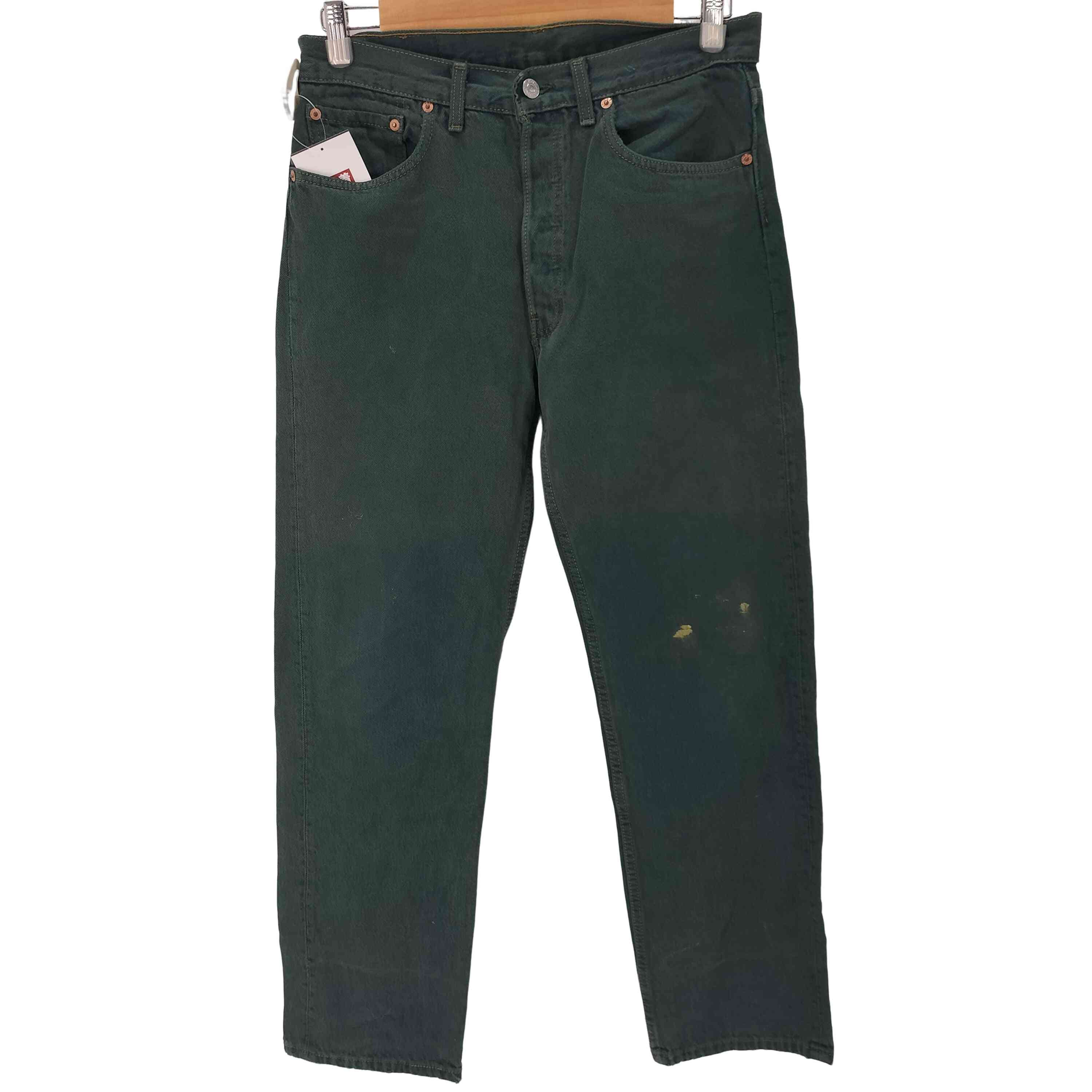 【中古】リーバイス Levis USA製 後染め ボタン裏544 501 デニムパンツ メンズ 32X30(4)