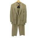 【中古】カルバンクライン CALVIN KLEIN COLLECTION 3B ダブルテーラードジャケット タックパンツ セットアップ レディース 上 : B82/H90/T156 下 : W63/H90