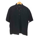 【中古】ユーズドフルギ USED古着 {{HILL&ARCHER}} 90s スリランカ製 コットン 半袖ボタンダウンシャツ メンズ import:M(4)