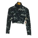 【中古】ベルシュカ BERSHKA タイダイ ハイネック L/S クロップド トップ レディース import:L