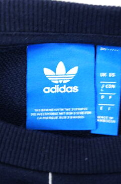 adidas Originals アディダスオリジナルス スウェット・トレーナー メンズ - 青系 × 白系 JPN:L 日本サイズ:L 相当 TKO Pinstripe Crew Sweat【中古】【ブランド古着バズストアBAZZSTORE】【300521】