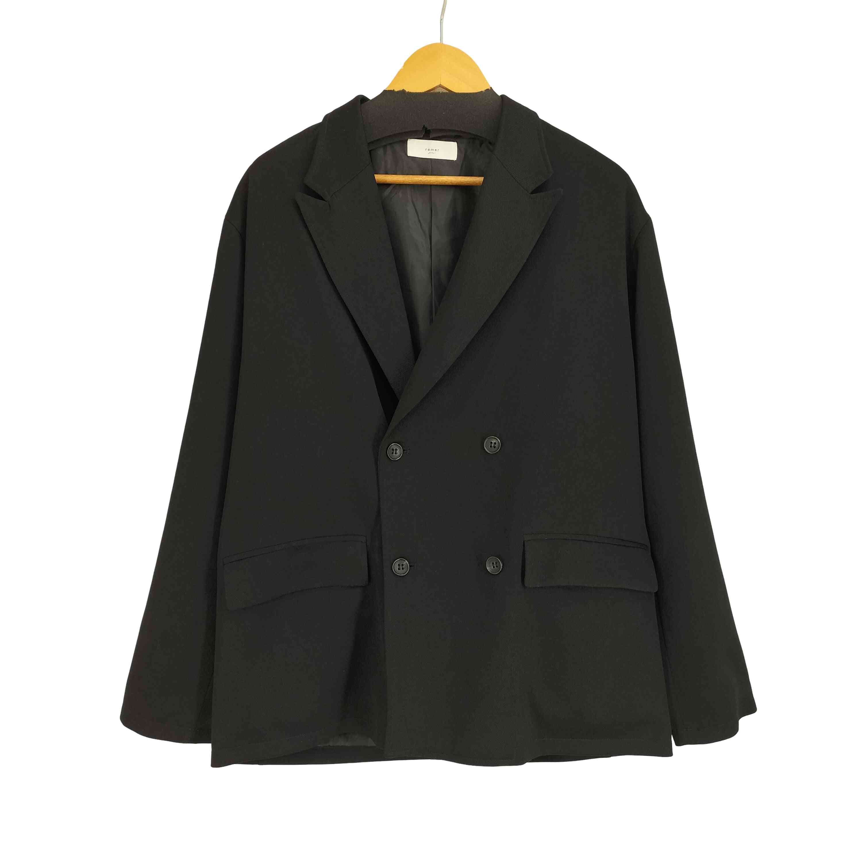 【中古】リメール remer ルーズ ダブル テーラードジャケット メンズ JPN：M