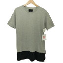 【中古】ナンバーナイン NUMBER (N)INE 裾切替クルーネックTシャツ メンズ JPN：L