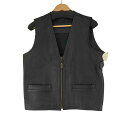 【中古】ハーレーダビッドソン HARLEY-DAVIDSON 牛革 レザー ベスト メンズ 表記無