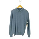 【中古】タリアトーレ TAGLIATORE シルク混 ニットポロシャツ メンズ JPN:50