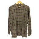 【中古】ユーズドフルギ USED古着 {{CROSSINGS}}コットンチェックポロシャツ メンズ JPN:L