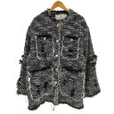 yÁzvNvWFNg PRANK PROJECT Tweed Damaged Over Jacket fB[X FREE