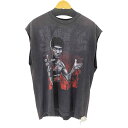 【中古】ユーズドフルギ USED古着 フロントプリント リメイクタンクトップ メンズ import:XL