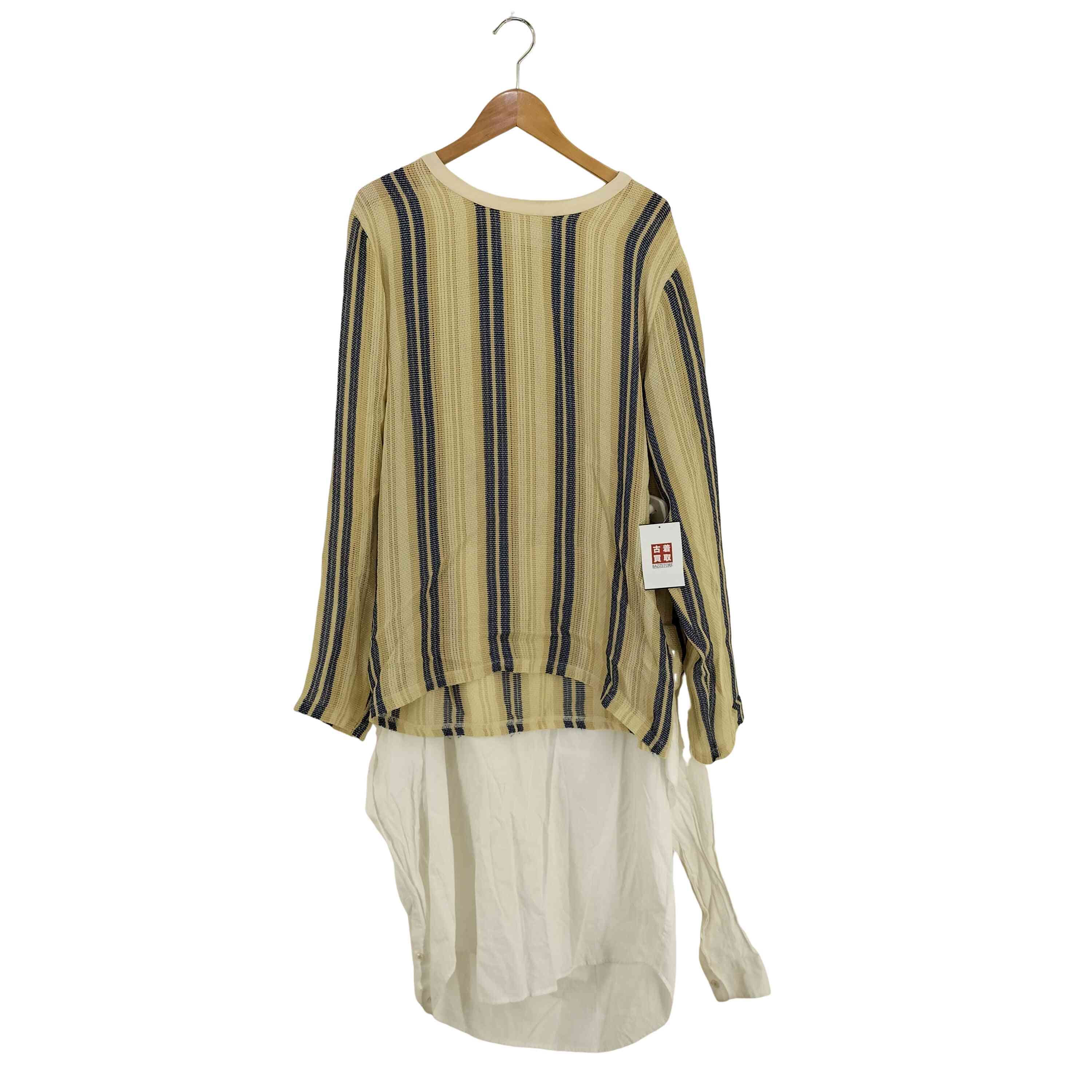 【中古】ダイエットブッチャー DIET BUTCHER サマーニットシャツ ドッキングトップス メンズ 表記無