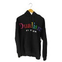 【中古】デュアリズム DUALISM ロゴ刺繍 プルオーバーパーカー メンズ JPN:L