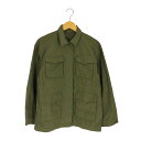 【中古】ユナイテッドアローズグリーンレーベルリラクシング UNITED ARROWS green label relaxing at ease ファティーグ ジャケット レディース 表記無