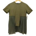 【中古】クラネ CLANE サイドプリーツ レイヤード S/S Tシャツ レディース JPN:2