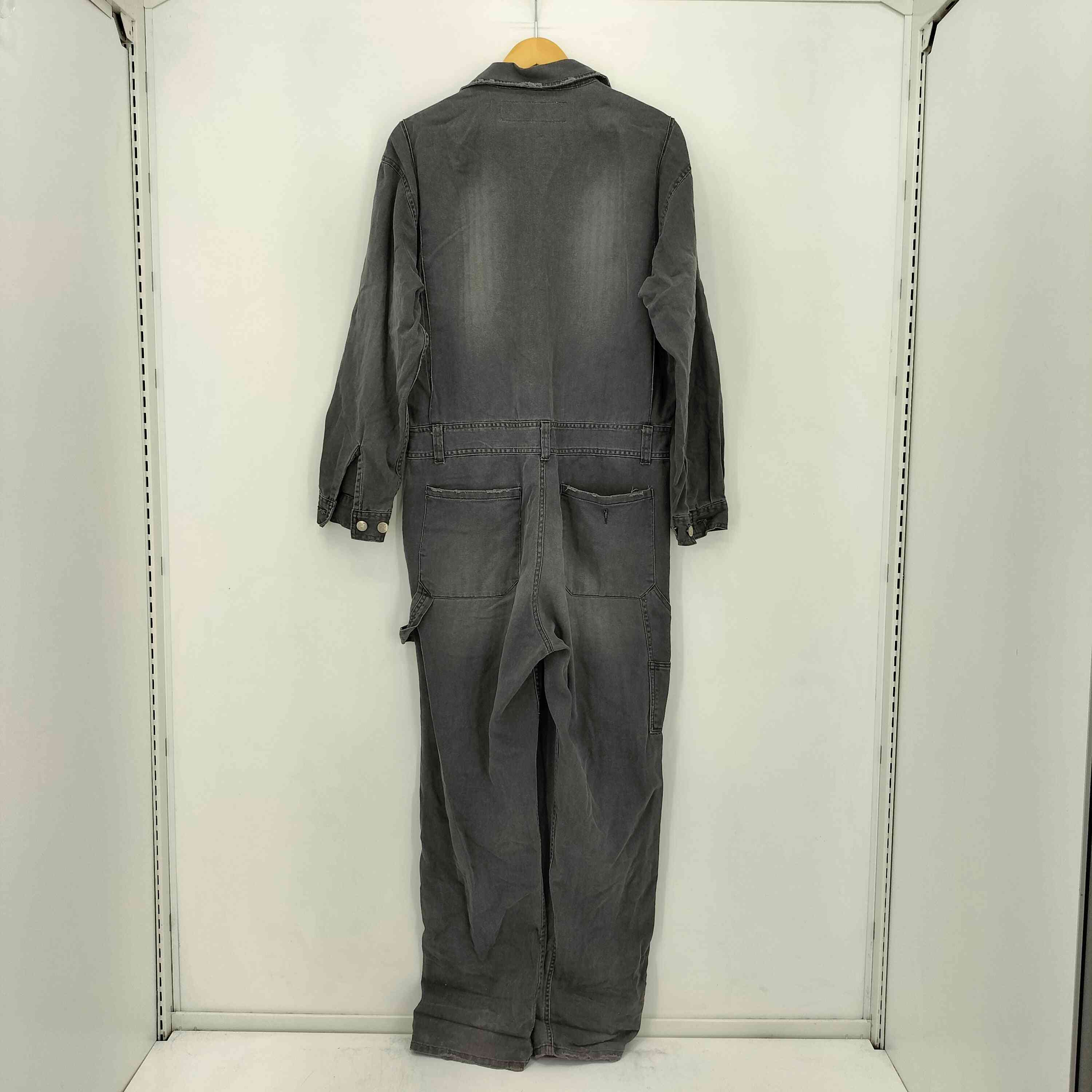 【中古】ビッグビル BIG BILL ブラック デニム オールインワン メンズ S