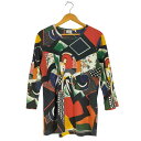【中古】ユーズドフルギ USED古着 {{Smithsonian Institution}} アートプリント クルーネック ロングスリーブTシャツ レディース import:XL