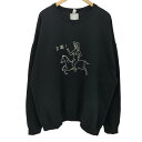 【中古】ワコマリア WACKO MARIA 23AW 世界平和プロジェクト CREW NECK SWEAT SHIRT TYPE-1 天国 メンズ 2XL