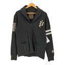【中古】ポロラルフローレン POLO RALPH LAUREN レタード スウェットカーディガン メンズ import:S