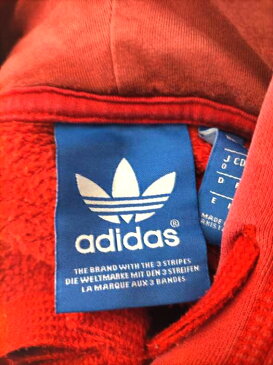 adidas Originals アディダスオリジナルス プルオーバーパーカー メンズ - 赤系 JPN:0 日本サイズ:XS-S 相当 3フォイル フーディ【中古】【ブランド古着バズストアBAZZSTORE】【020121】