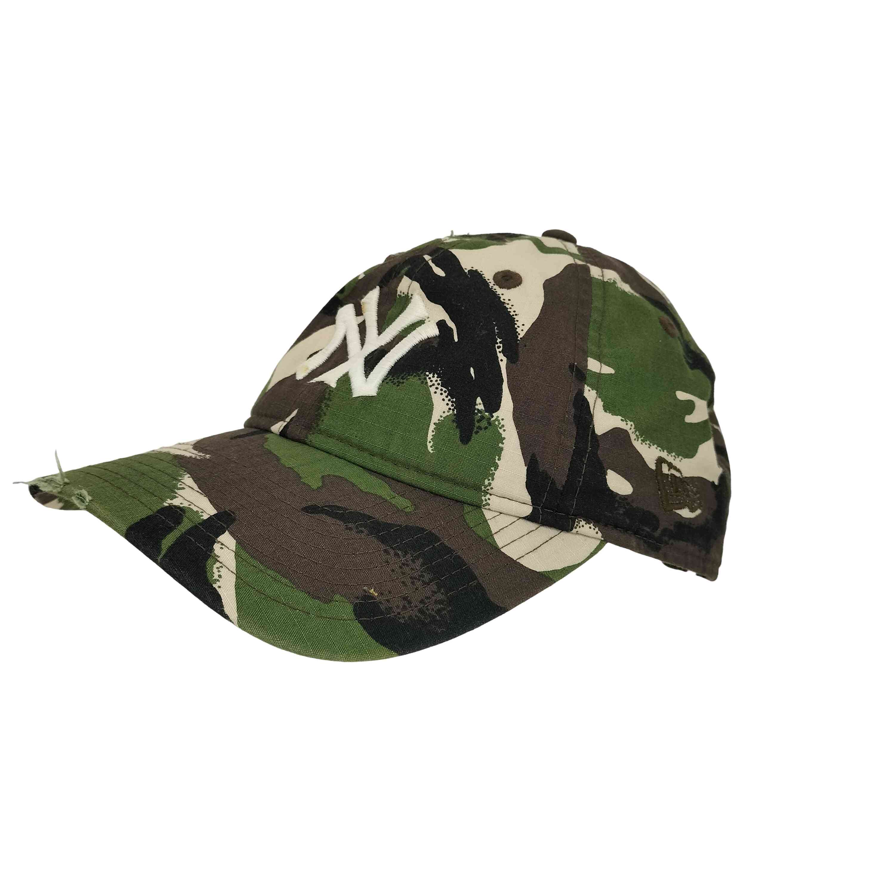 【中古】ニューエラ NEW ERA 別注 hard wash camo 9twenty リップストップカモ メンズ 表記無