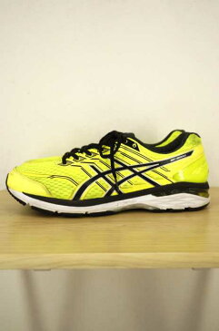 アシックス ASICS スニーカー メンズ - 黒系 × 黄系 JPN：30 ニューヨーク 5 スーパーワイド【中古】【ブランド古着バズストアBAZZSTORE】【221019】