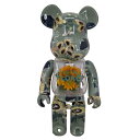 【中古】ユーズドフルギ USED古着 BE@RBRICK FLOR@ SUNFLOWER 400% メンズ 表記無