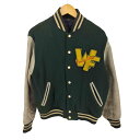 【中古】ユーズドフルギ USED古着 カレッジビックロゴスタジャン メンズ 表記無