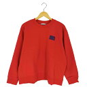 【中古】ザラ ZARA 裏起毛 ワッペン クルーネックスウェット レディース import:XL