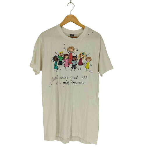 【中古】ユーズドフルギ USED古着 BVD 90S ペイントTシャツ メンズ L 【中古】ユーズドフルギ USED古着 BVD 90S ペイントTシャツ メンズ L