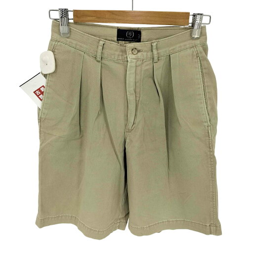 【中古】ビームス BEAMS USA製 復刻 2タック ショーツ パンツ レディース 29 【中古】ビームス BEAMS USA製 復刻 2タック ショーツ パンツ レディース 29