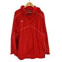 【中古】ナイキ NIKE スウォッシュロゴ ハーフジッププルオーバー メンズ JPN:L
