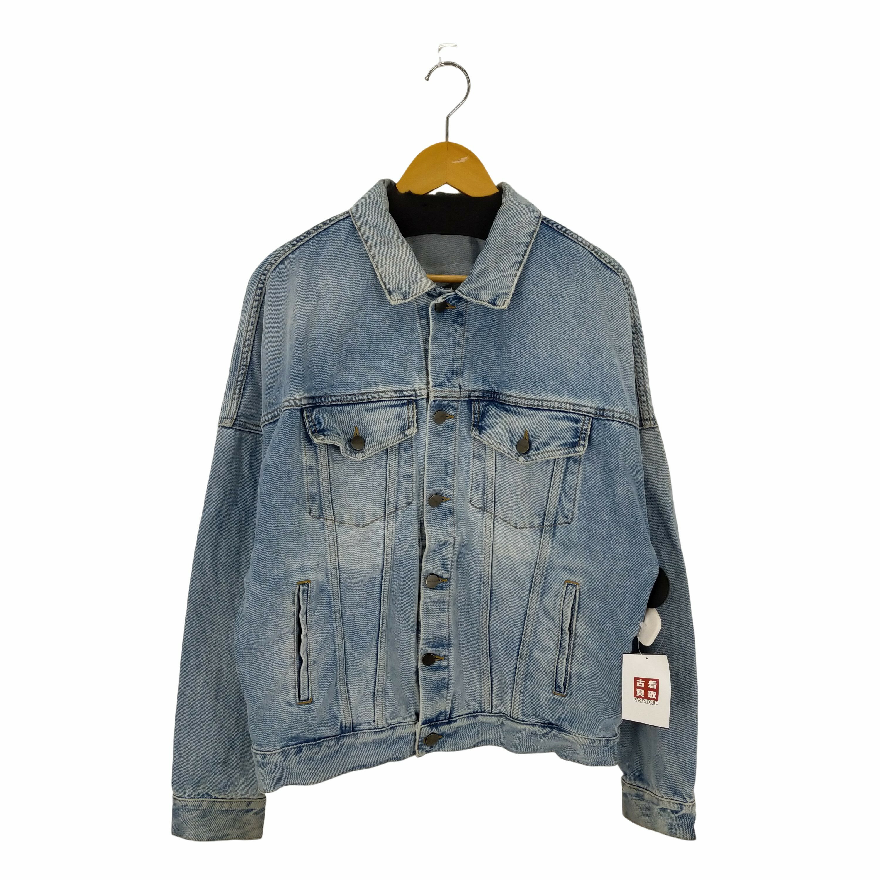 yÁzp[GWFX Palm Angels Shoulder Logo Denim Jacket fjWPbg obNV_[S Y JPNFM