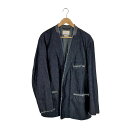 【中古】ヨーク YOKE 21SS CUT-O FF DENIM TAILORED JACKET カットオフ加工デニムジャケット メンズ JPN：2