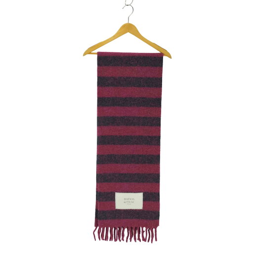 【中古】メゾンキツネ MAISON KITSUNE RUGBY STRIPES SCARF レディース 表記無 【中古】メゾンキツネ MAISON KITSUNE RUGBY STRIPES SCARF レディース 表記無