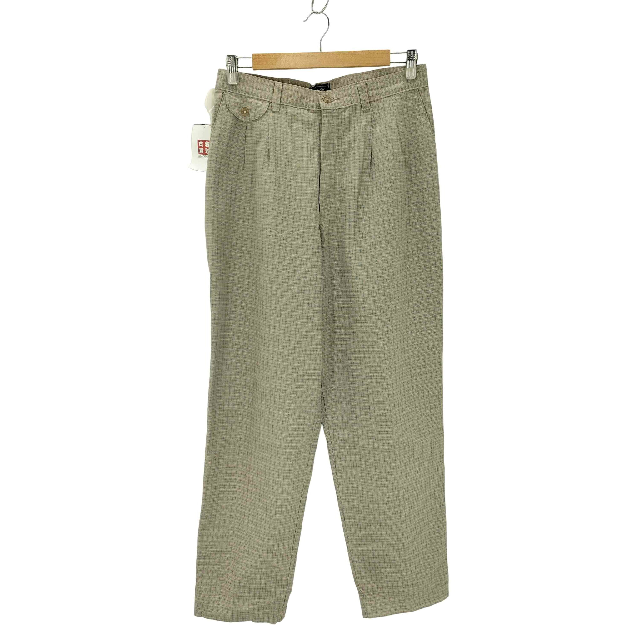 【中古】リー Lee チェック柄スラックス メンズ ONE SIZE